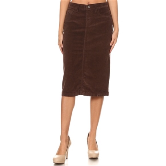Ag Adriano Goldschmied Dresses & Skirts - 👗Adriano Goldschmied AG brown corduroy skirt👗